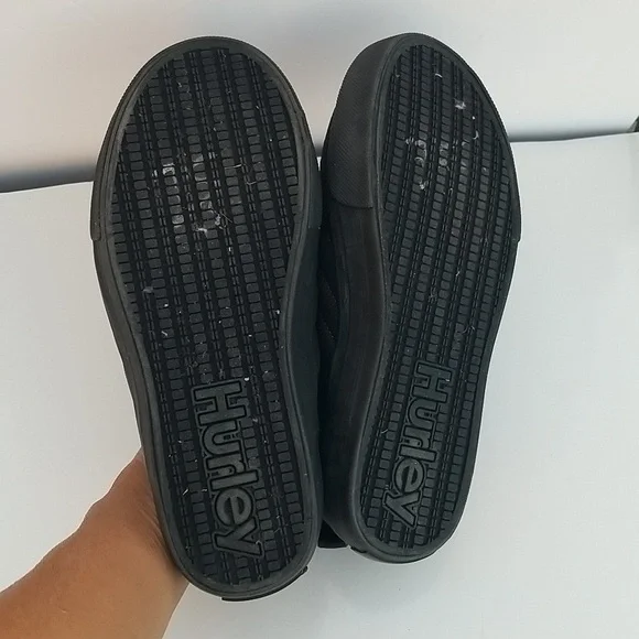 Hurley Black Puff Kayo Chukka Quilted Slip-On Shoes 7M - Picture 7 of 8